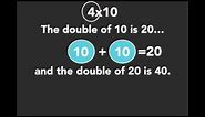 Multiplication Tips and Tricks: The 4's Facts