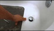 How To Replace A Bathtub Drain Stopper (Toe Touch)