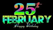 💥25 February birthday status🍬 | 25 February happy birthday status💕 | 25 February birthday wishes🎉