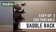 Easy Up 3 Tier Portable Saddle Rack - Greg Grant Saddlery