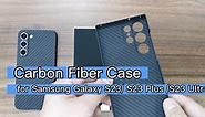 Carbon Fiber for Samsung Galaxy S22 Ultra Case