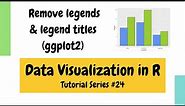 Plotting in R using ggplot2: Remove legends and legend titles (Data Visualization Basics in R #24)