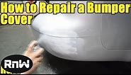 How to Repair and Paint a Plastic Bumper Cover For Beginners - Part I