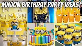 Minion Themed Birthday Party Ideas At Home | Minion Party Decoration ideas