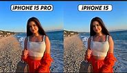 iPhone 15 VS iPhone 15 Pro | Camera Test