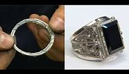 КАК Я ДЕЛАЮ МУЖСКОЕ ФИЛИГРАННОЕ КОЛЬЦО | изготовление филигранного кольца из серебра | кольцо