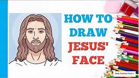 How to Draw Jesus' Face: Easy Step by Step Drawing Tutorial for Beginners