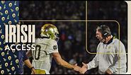 Irish Access (with Coaches Comms): Let's go win the game! | Game 6 vs Duke | Notre Dame Football