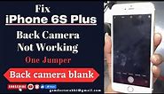 iphone 6s Plus Back Camera Not Working | How to fix iPhone 6s Plus Back Camera Not Working.
