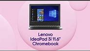 Lenovo IdeaPad 3i 11.6" Chromebook - Intel® Celeron®, 64 GB eMMC, Black - Product Overview