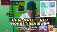 equal sweetener, zero calory sugar | sugar for keto diet