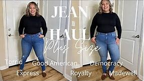 Plus Size Jeans | Jean Haul featuring Express Madewell Good American Democracy Torrid and Royalty