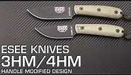 ESEE 3HM and 4HM Handle Modified Fixed Blade Knife Overview