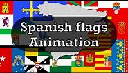 Spanish flags animation