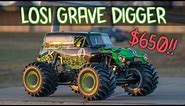 LOSI LMT 4x4 Grave Digger Unboxing & First Bash - Is It Worth $650??