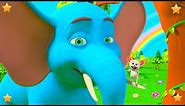 Giant Elephant Song | Nursery Rhymes for Children | Kindergarten Cartoon Songs by Little Treehouse