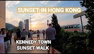 Hong Kong Sunset Spot | Kennedy Town Walk Tour at Sunset