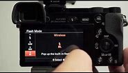 Sony Alpha Tutorial - Setting up a Camera for Wireless Flash