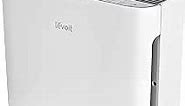 LEVOIT Air Purifiers for Home Large Room, Main Filter Cleaner with Washable Filter for Allergies, Smoke, Dust, Pollen, Quiet Odor Eliminators for Bedroom, Pet Hair Remover, Vital 100, White
