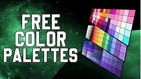 FREE Color Palettes - When & How to get them