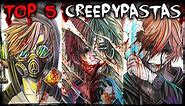 Top 5 Scary Stories 💀 (Creepypasta + Drawing) Eyeless Jack, X-Virus, Bloody Painter + More!
