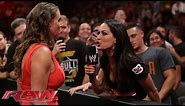 Stephanie McMahon confronts Brie Bella: Raw, July 21, 2014