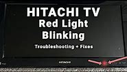 Hitachi TV Red Light Blinking | 5-Min Troubleshooting
