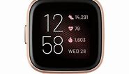 Fitbit Versa 2 Smartwatch Petal/Copper Rose Aluminum