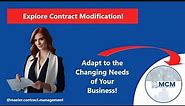 Modifying a Contract: Guide how to Modify Contracts for Business Success!