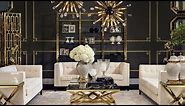 How To Style the PERFECT Black, White, & Gold Living Room | Motivation | And Then There Was Style