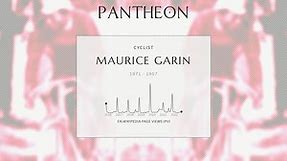 Maurice Garin Biography - French cyclist (1871–1957)
