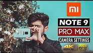 REDMI NOTE 9 PRO MAX CAMERA SETTINGS | BEST SMARTPHONE FOR CINEMATOGRAPHY & PHOTOGRAPHY In HINDI