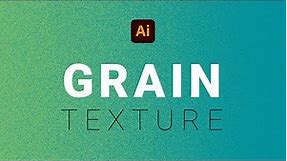 How to create a Grain Texture in Adobe Illustrator | Tutorial for Beginners