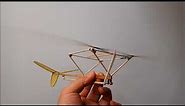 古～い羽ばたき飛行機を作ってみました Ornithopter kit around 1940