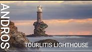 Tourlitis Lighthouse – Andros | Greece [4K]