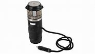 Car Coffee Maker, DC 12V 65ML Portable Sealing Protection Electric Espresso Machine Black Car Coffee Machine Cigarette Lighter Power Supply Espresso Maker, Boil Dry Protection for Travel, Camping