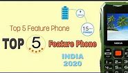 Top 5 feature phone 2020💥|Best feature phone 2020|available in India