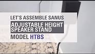 SANUS Speaker Stand Set-up in 15 minutes - Bookshelf Speaker Stands HTBS - 5 Star Reviews