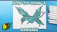 How to Draw a Banshee from Avatar 2