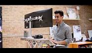 Fellowes® Lotus™ DX Sit-Stand Workstation
