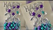 Birthday balloon decoration ideas | 26th birthday decoration ideas at home| balun dekoresan birthday