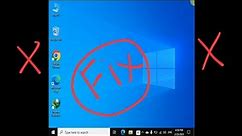 How to Fix Laptop Half Screen Problem | Windows 10 Half Black Screen Problem Finally Solved. 😀👍👍