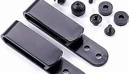 Belt Clip - TacWare - IWB - 2 Hole - Straight - (USA Made) - (with Mounting Hardware) - (2 Pack)