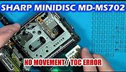 Sharp Portable Minidisc Player TOC Error a MD-MS702 | UK eBay Reseller
