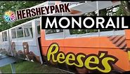 [4K] HersheyPark Monorail - Relaxing POV - Hershey Pennsylvania
