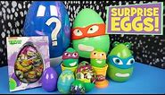 KidCity Opens Ninja Turtles Play-doh Surprise Eggs!