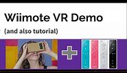Wii Remotes in VR: Tutorial and Demo