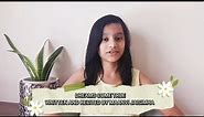 Dreams come true | Poem recitation | Grade 4 | Maanvi Jaisimha