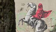 New works by elusive street artist Banksy on migrants discovered in Paris