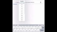 How to set up headings in APA format (on the iPad)